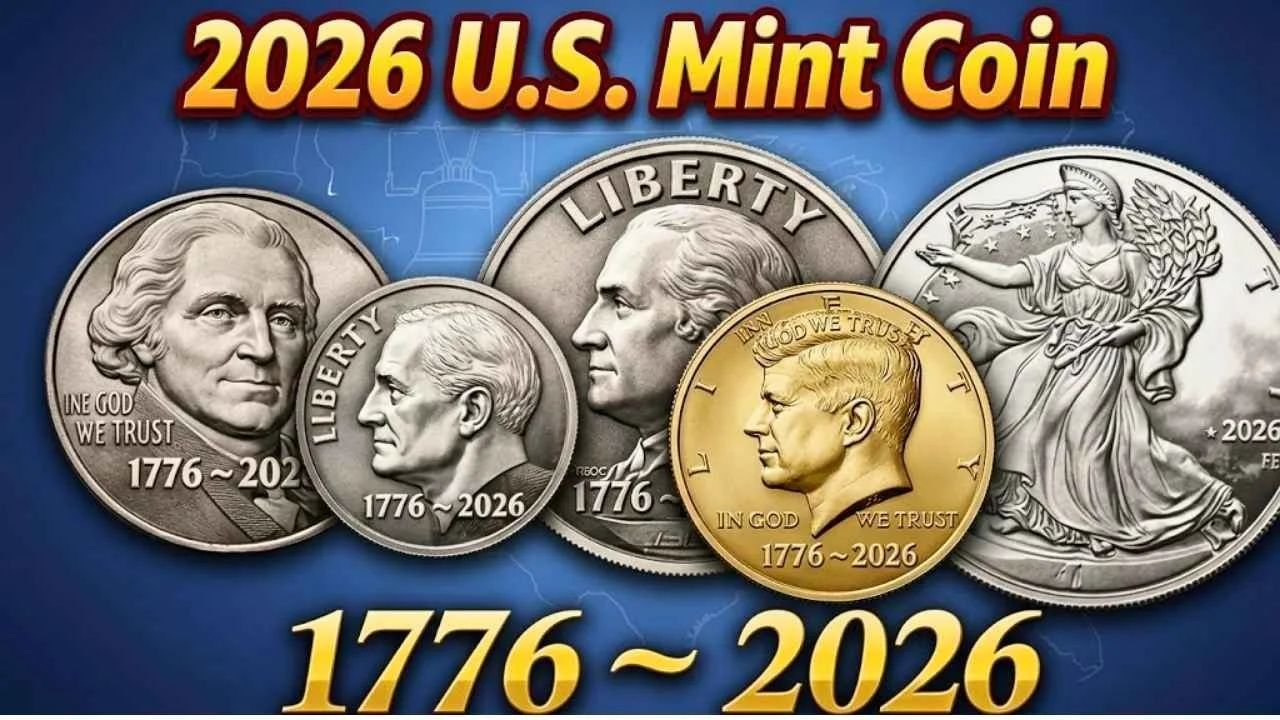 2026 U.S. Mint Coin Schedule Revealed: Dual-Dated 1776–2026 Silver Eagle Leads Historic Anniversary Lineup