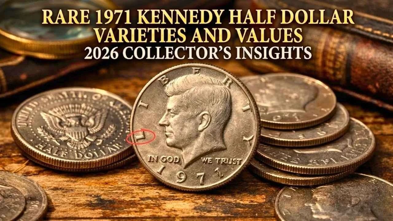 Rare 1971 Kennedy Half Dollar Varieties and Values in 2026: Collector’s Insights